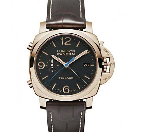 沛纳海LUMINOR 1950系列PAM00525 玫瑰金追针男士腕表-沛纳海PANERAI