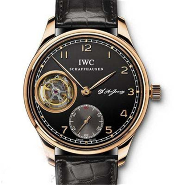 一比一 高仿机械表，萬國 陀飛輪機械表 超a IWC 葡萄牙系列IW544705 TOURBILLON 玫瑰金表殼 不掉色，瑞士真大飛輪機心 顶级做工-万国 IWC