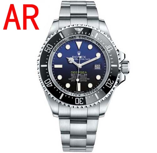 AR廠劳力士904钢3135机心，高仿Rolex DEEPSEA BLUE渐变藍鬼王，一比一复刻海使型116660,超越N厂，超高仿真度，真假难分，臺灣精仿表-勞力士Rolex