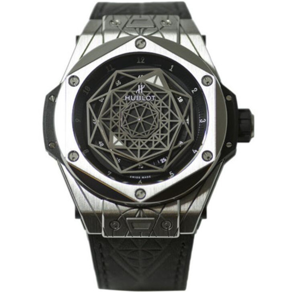 超A仿復刻宇舶Hublot刺身機械男表,恒寶BIG BANG系列415.NX.1112腕表,個性白金表殼拉絲紋身，飛輪表針，復刻瑞士自動機械機心，最高級仿表-恒宝宇舶表Hublot